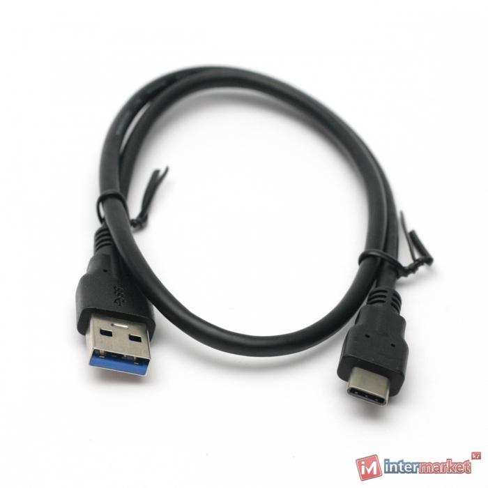 Кабель PowerPlant USB 3.0 AM – Type C 0,5m